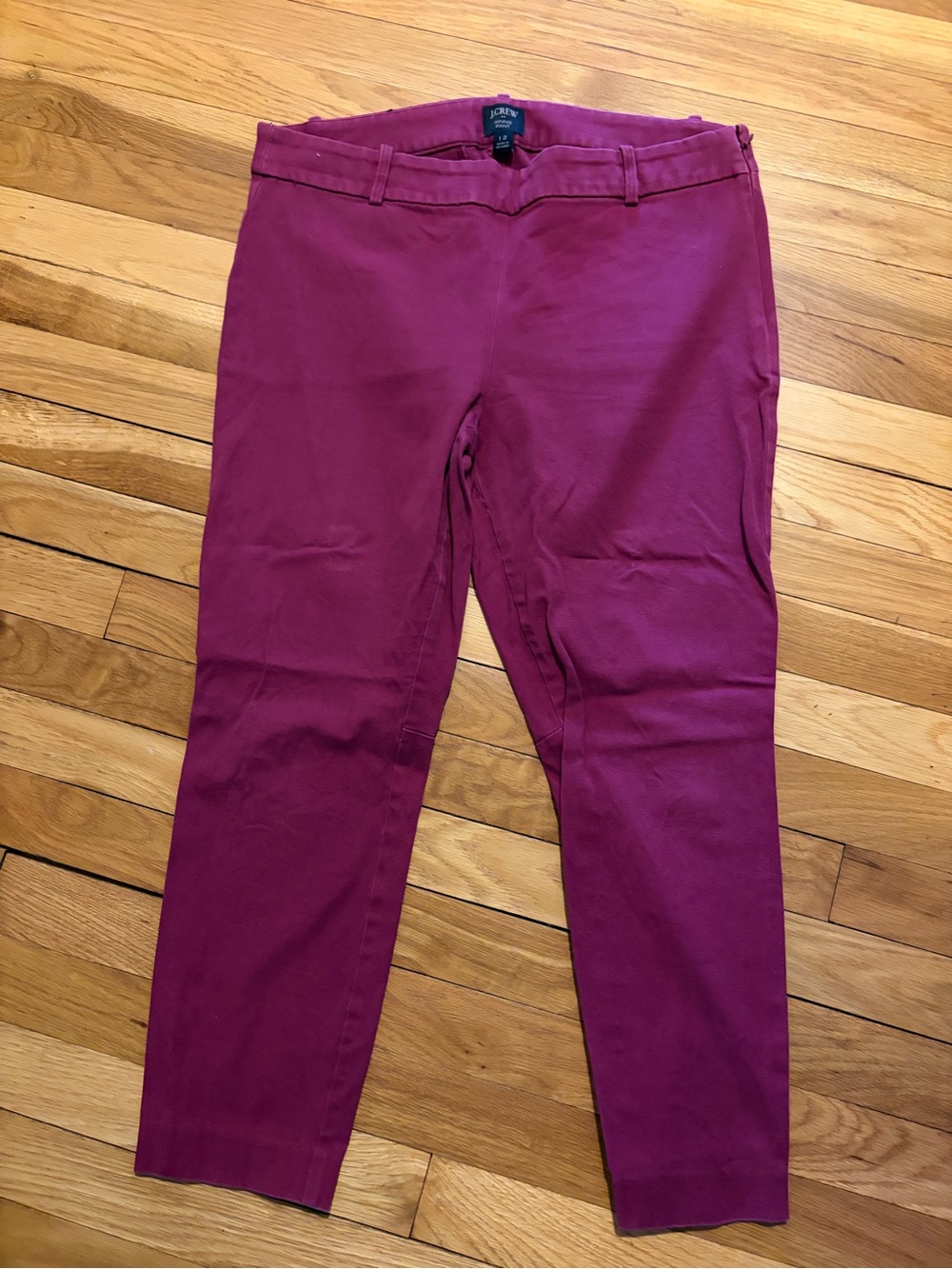 J. Crew Women’s Winnie Pant Size 12 Fuschia